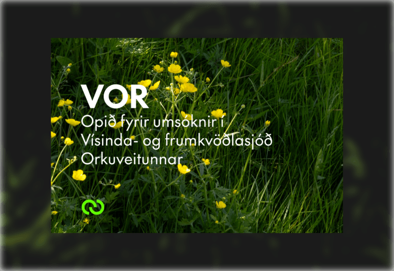 Read more about the article VOR, vísinda- og frumkvöðlasjóður