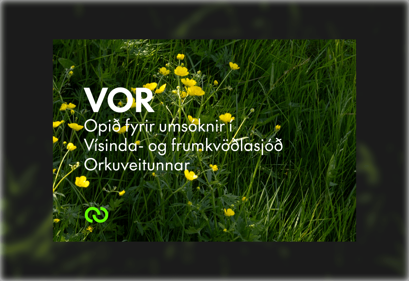 Read more about the article VOR, vísinda- og frumkvöðlasjóður